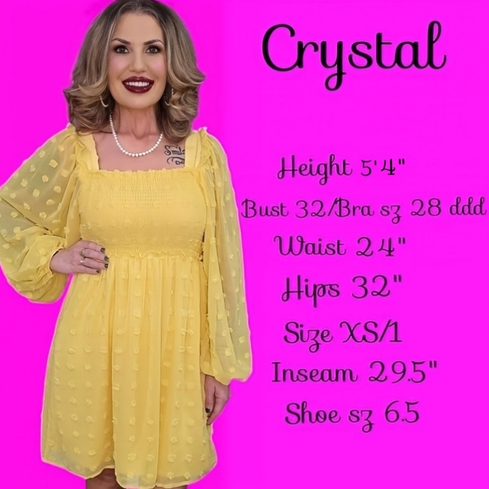 Yellow Ribbed Tank Top - Picture 5 of 5